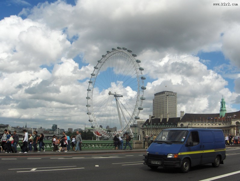 英国伦敦地标--伦敦眼图片