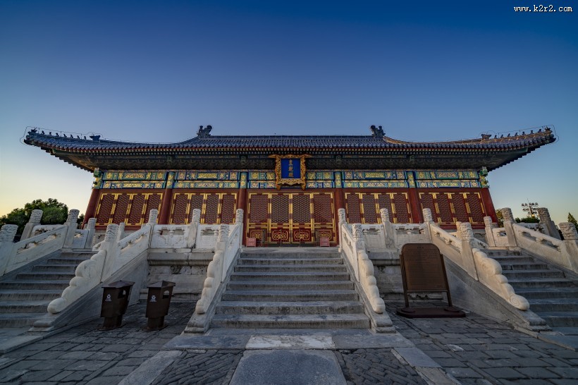 北京天坛公园人文风景图片