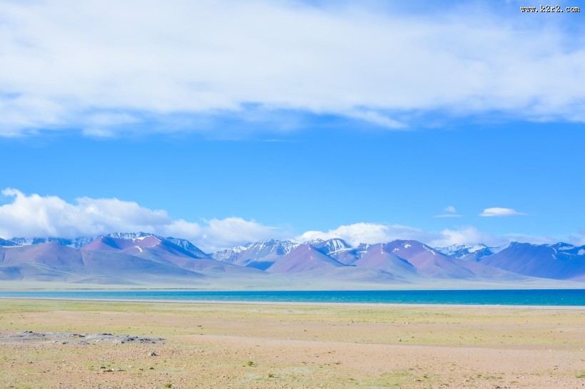 西藏羊卓雍措自然风景图片