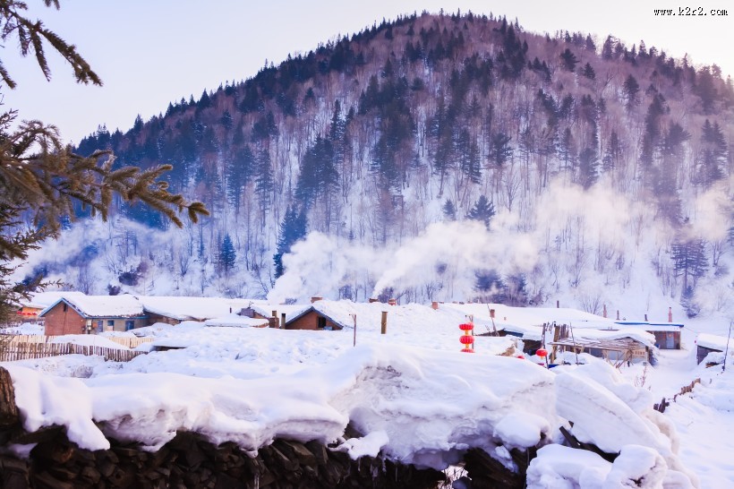 黑龙江雪乡自然风景图片