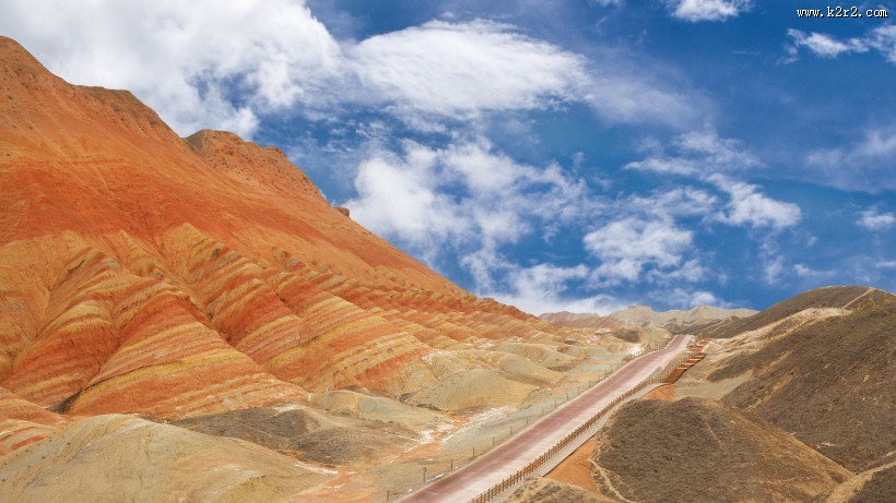 甘肃张掖七彩丹霞自然风景图片