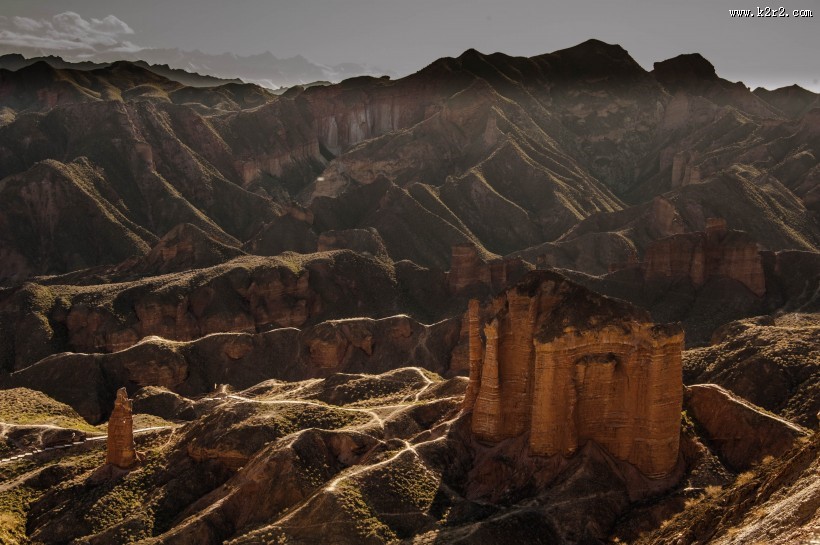 甘肃张掖冰沟丹霞自然风景图片大全
