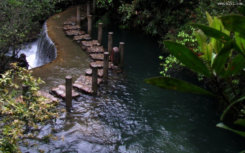 福建武夷山龙川大峡谷自然风景图片