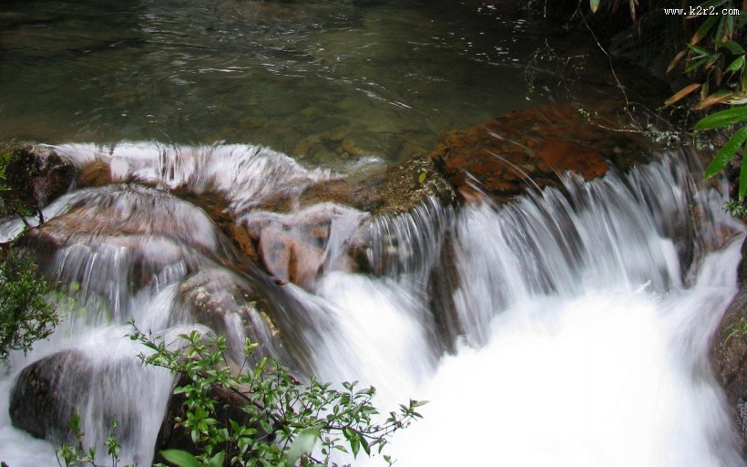 福建武夷山龙川大峡谷自然风景图片