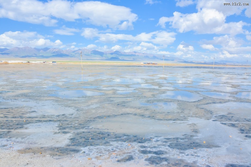 青海茶卡盐湖自然风景图片大全