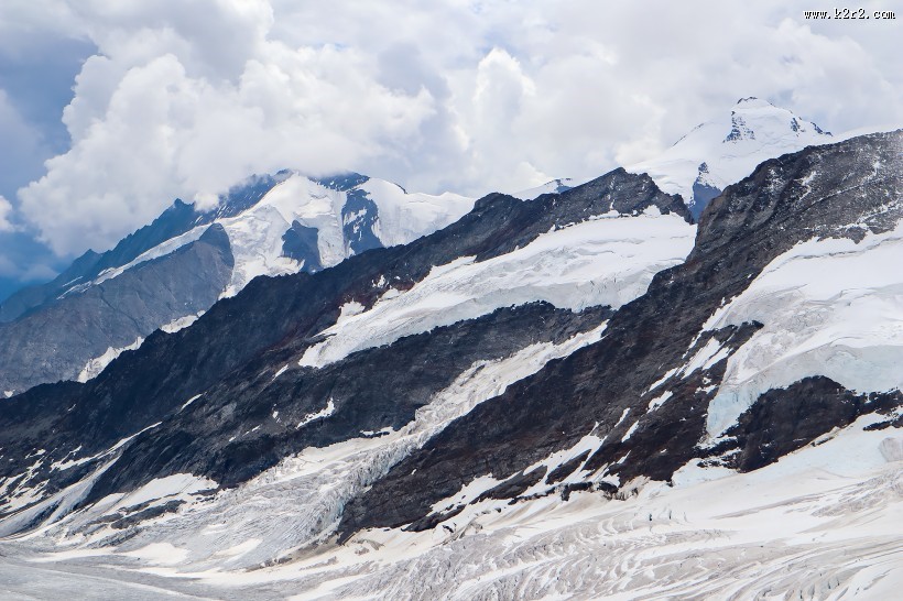 瑞士少女峰自然风景图片