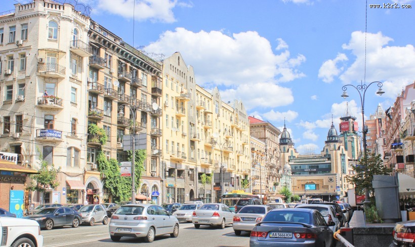 乌克兰首都基辅城市风景图片