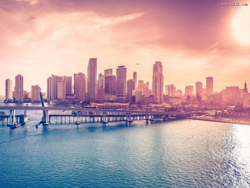 美国迈阿密城市风景图片大全