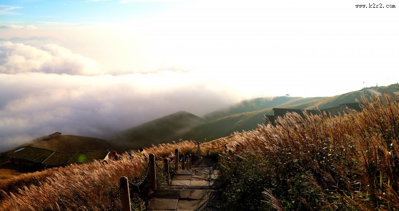江西武功山云海自然风景图片