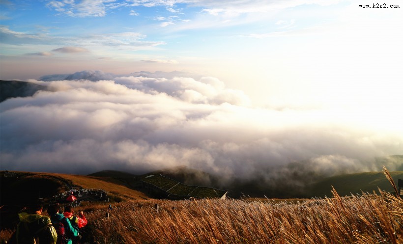 江西武功山云海自然风景图片
