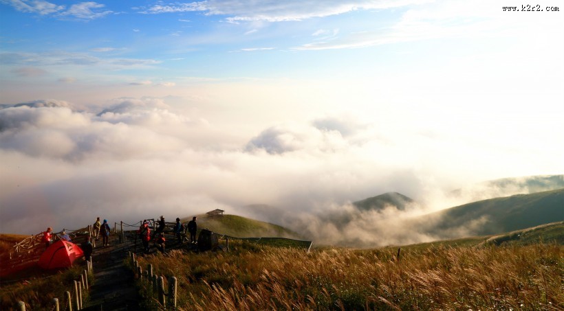 江西武功山云海自然风景图片