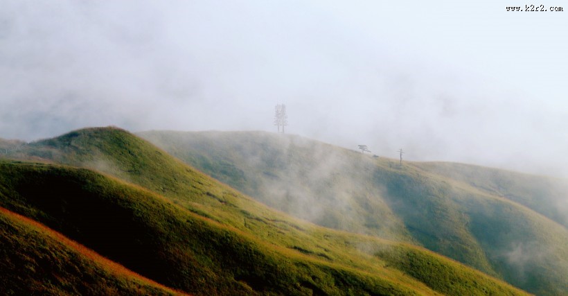 江西武功山云海自然风景图片