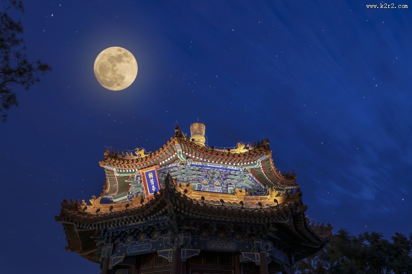 唯美的北京中秋节风景图片大全