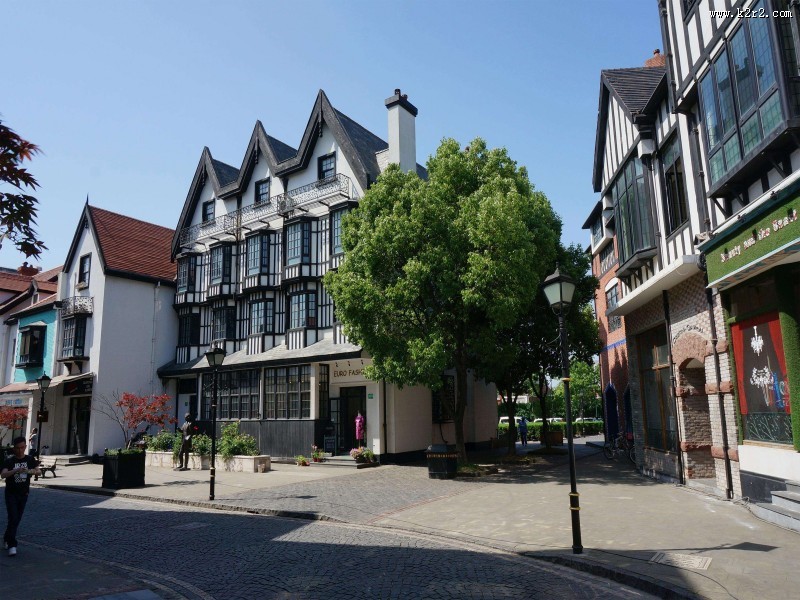 上海泰晤士小镇城市风景图片