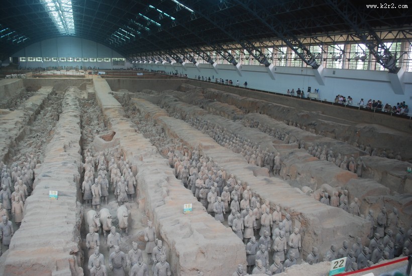 秦始皇陵兵马俑图片