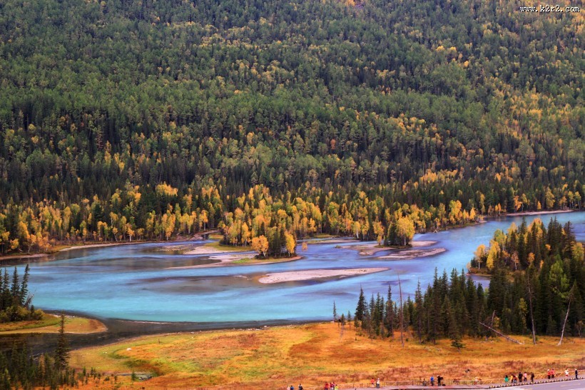 新疆喀纳斯自然风景图片