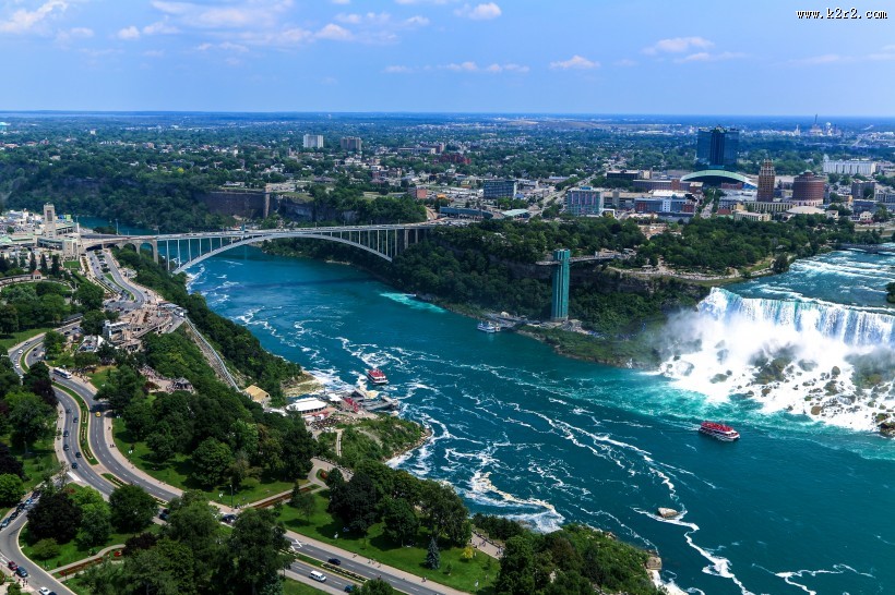 加拿大尼亚加拉大瀑布风景图片
