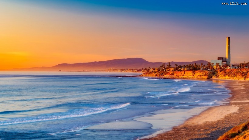 秋天的加利福尼亚州自然风景图片