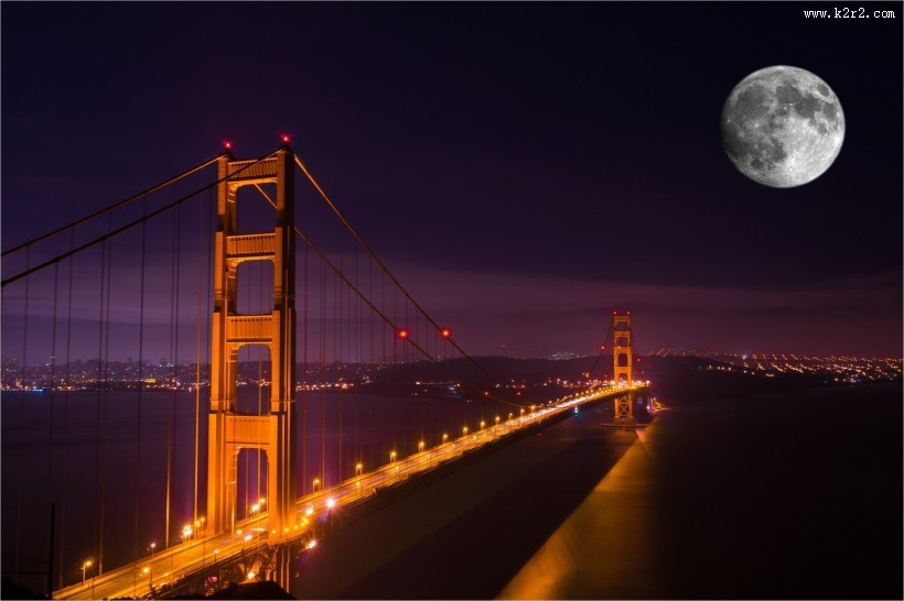 美国旧金山金门大桥风景图片