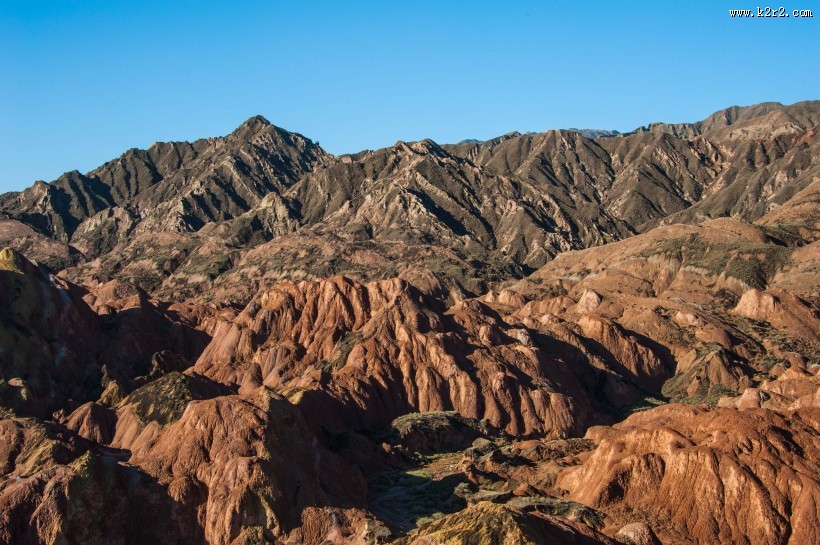 张掖七彩丹霞自然风景图片