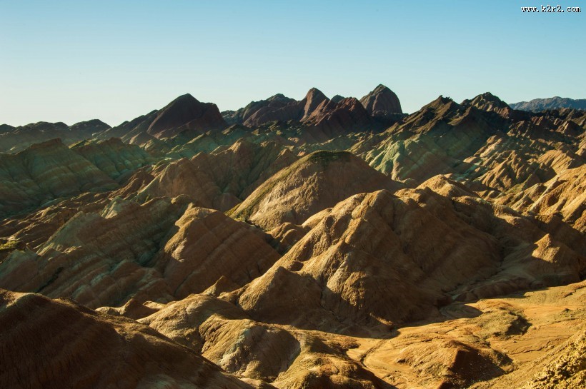 张掖七彩丹霞自然风景图片