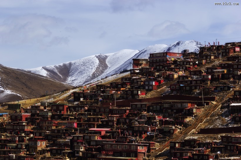 四川色达自然风景图片
