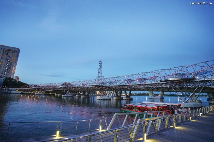 新加坡城市夜景图片大全