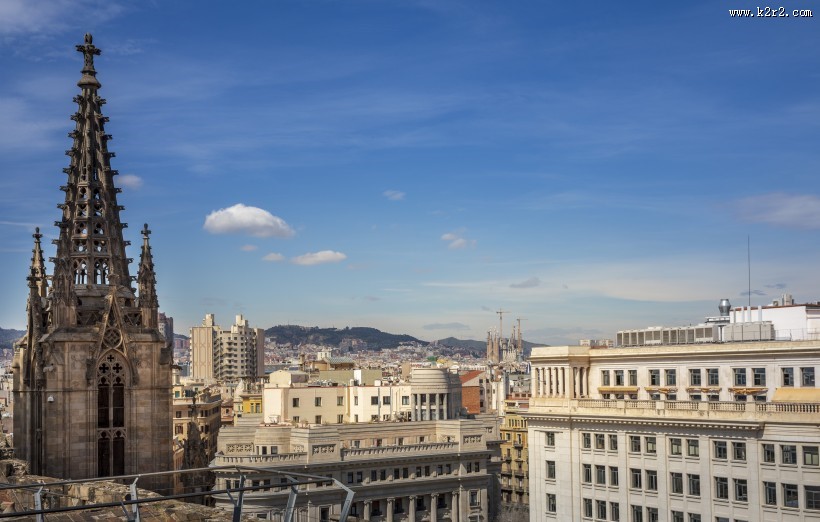 西班牙巴塞罗那风景图片