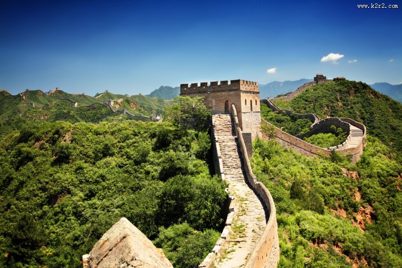 北京巍峨雄伟的长城风景图片
