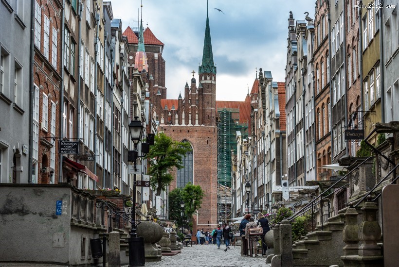 波兰格但斯克建筑风景图片