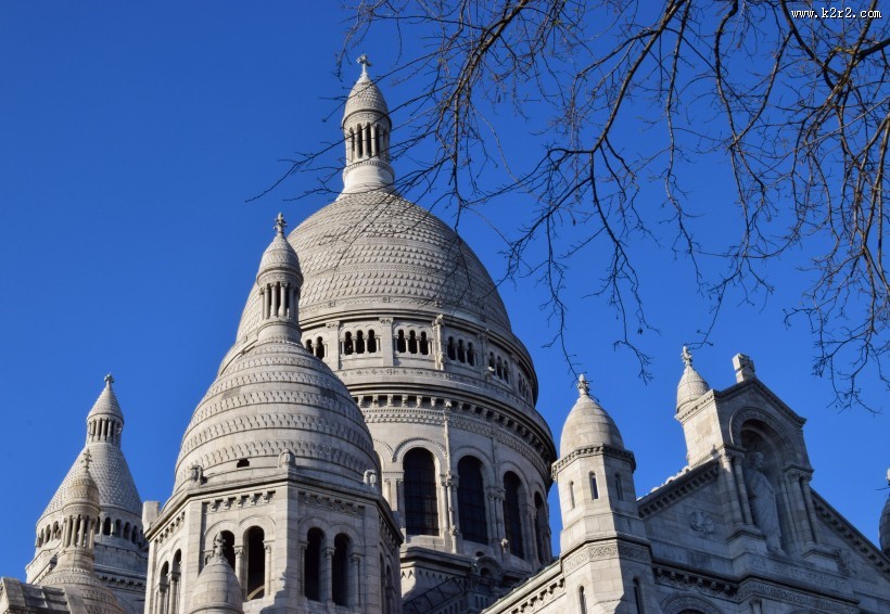 法国巴黎圣心教堂建筑图片