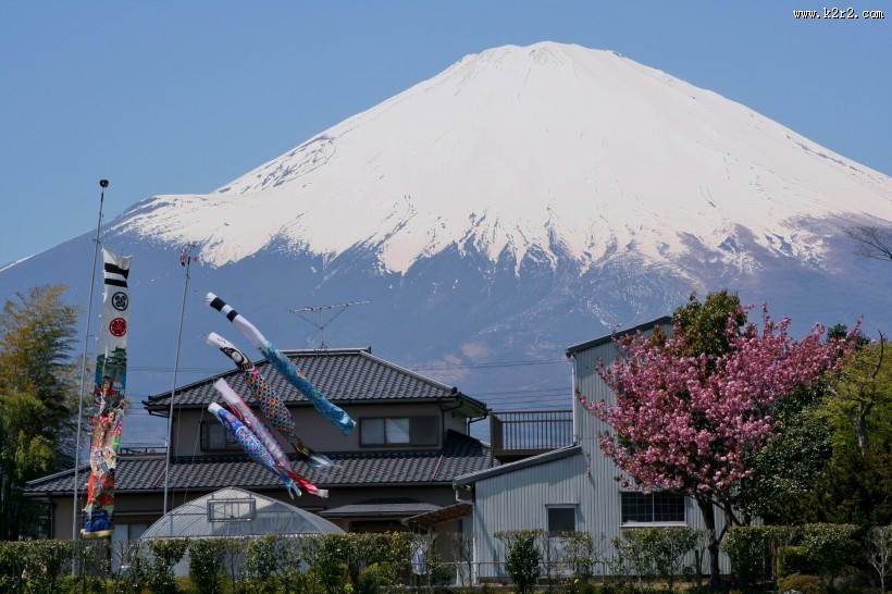 日本富士山风景图片
