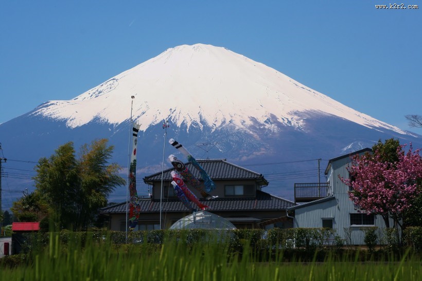 日本富士山风景图片