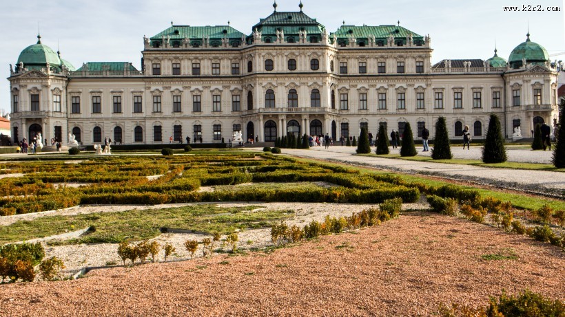 奥地利维也纳美景宫图片