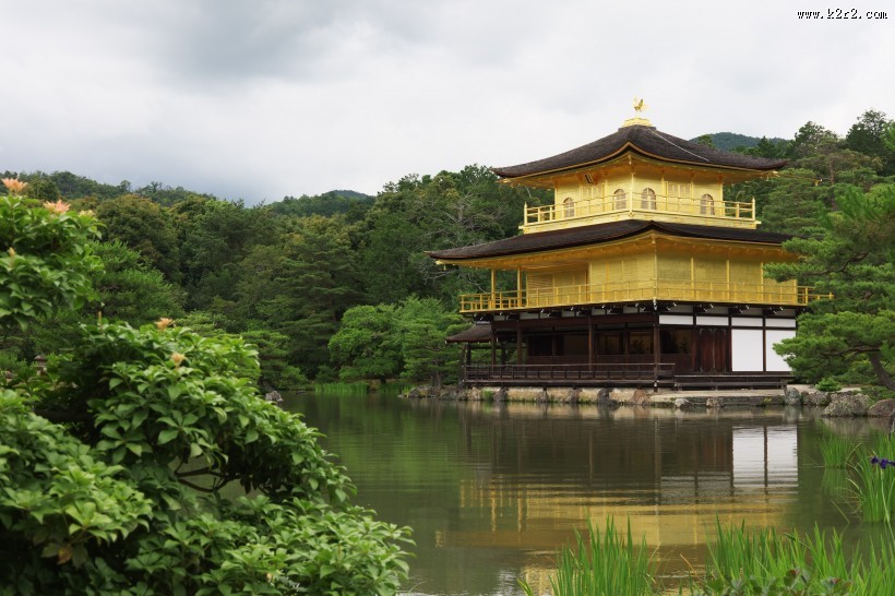 日本京都金阁寺图片