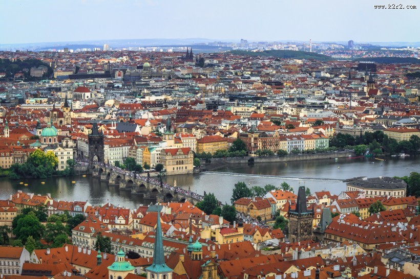 捷克首都布拉格风景图片