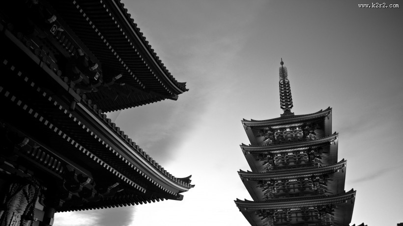 日本东京浅草寺人文风景图片大全