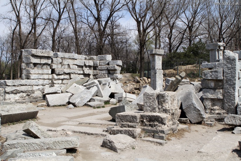 北京圆明园遗址公园图片