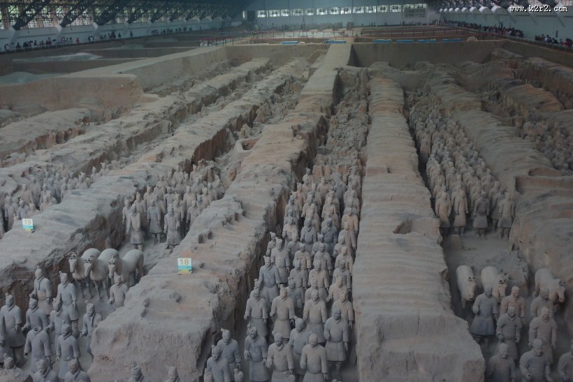 陕西西安秦始皇陵兵马俑图片