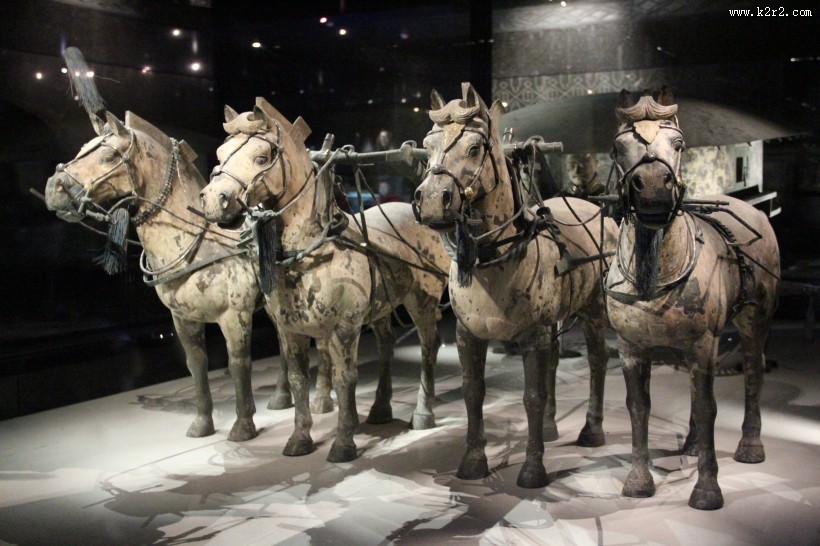 陕西西安秦始皇陵兵马俑图片