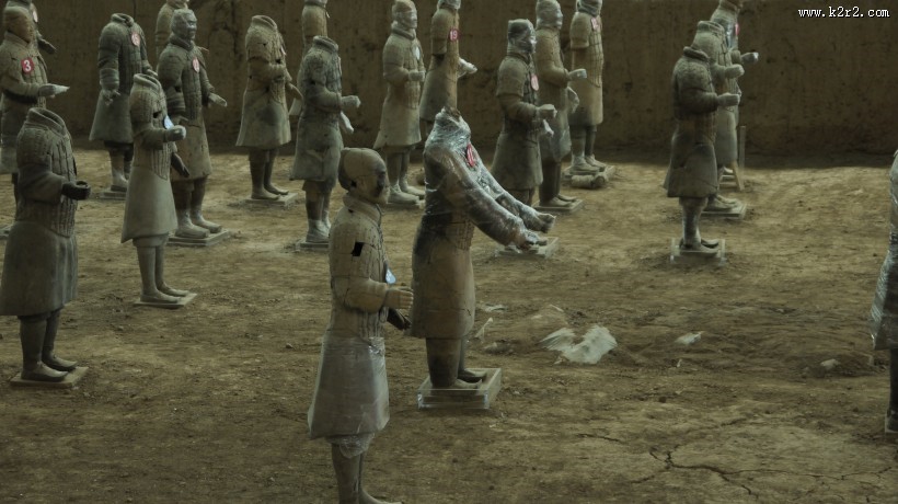 陕西西安秦始皇陵兵马俑图片