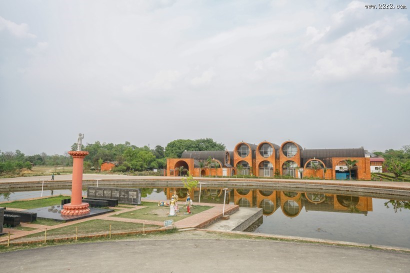 尼泊尔蓝毗尼释迦摩尼诞生地菩提树风景图片