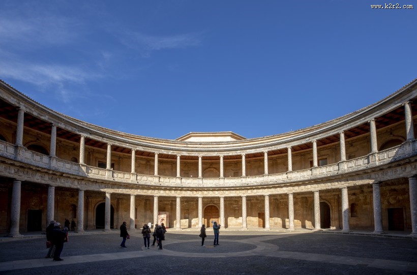 西班牙阿尔罕布拉宫建筑风景图片