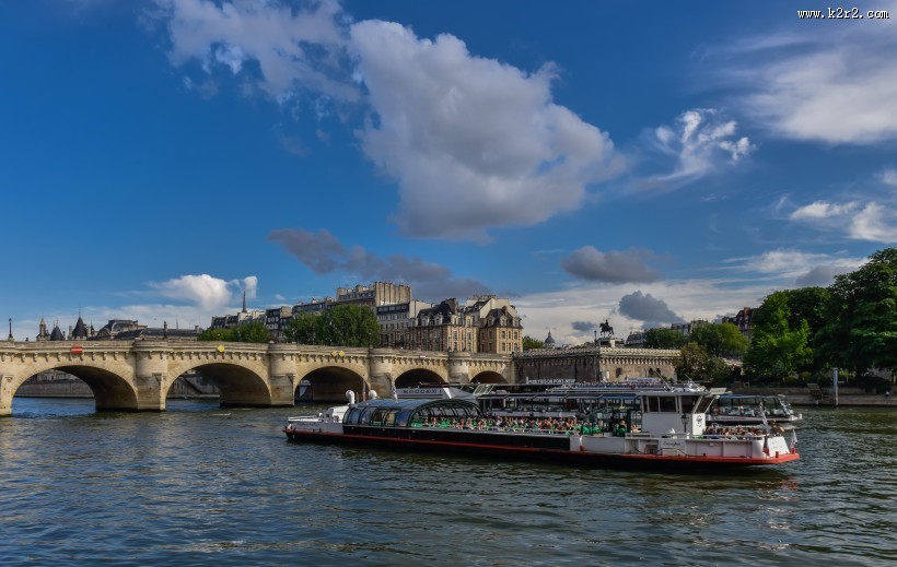 法国巴黎城市风景图片
