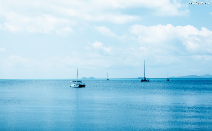 美丽的马尔代夫海边风景图片