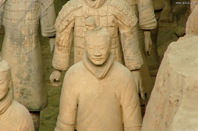 陕西西安秦始皇陵兵马俑风景图片大全