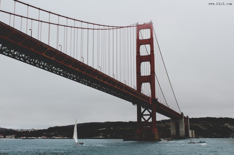 美国旧金山金门大桥风景图片
