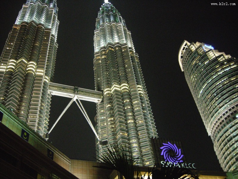 马来西亚吉隆坡石油双塔图片大全