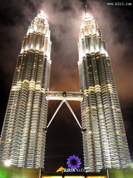 马来西亚吉隆坡石油双塔图片大全