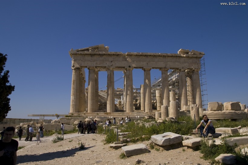 希腊雅典卫城风景图片大全